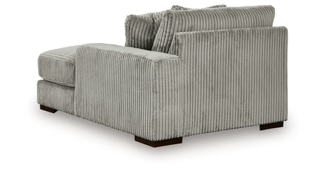 Lindyn Fog 3-Piece Sectional and Chair from Ashley - Luna Furniture