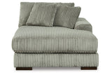 Lindyn Fog 3-Piece Sectional and Chair from Ashley - Luna Furniture
