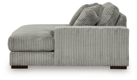 Lindyn Fog Right-Arm Facing Corner Chaise from Ashley Furniture - Luna Furniture