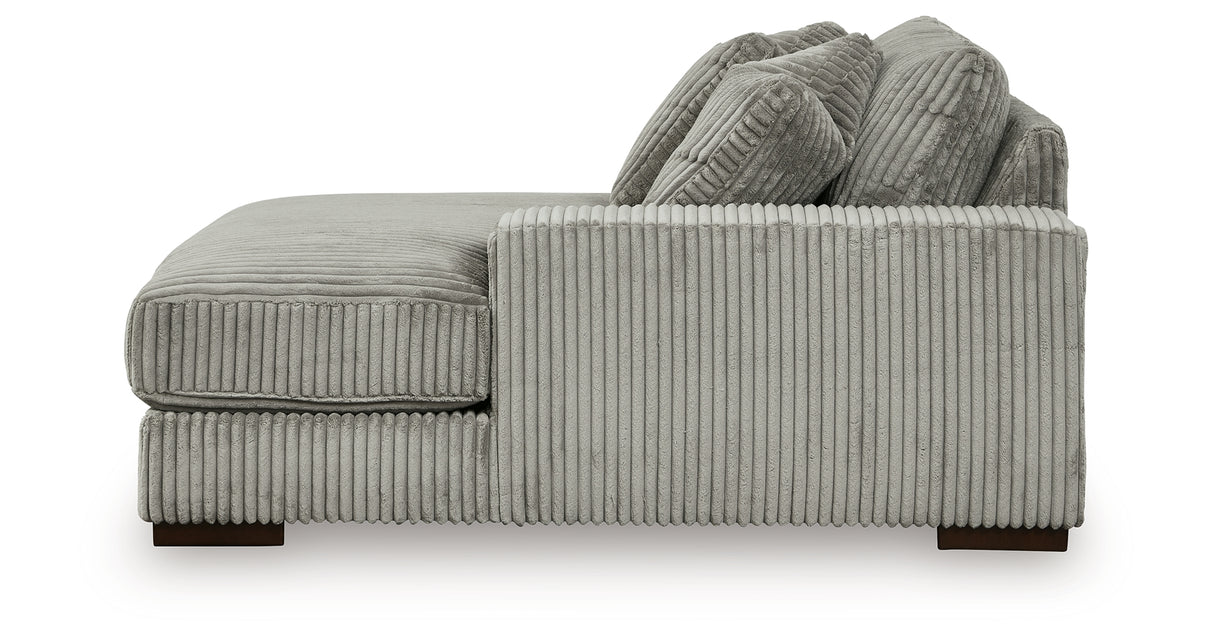 Lindyn Fog 3-Piece Sectional and Chair from Ashley - Luna Furniture