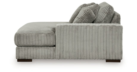 Lindyn Fog 3-Piece Sectional and Chair from Ashley - Luna Furniture