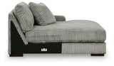 Lindyn Fog 5-Piece Sectional with Ottoman from Ashley Furniture - Luna Furniture