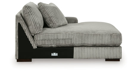 Lindyn Fog 3-Piece Sectional and Chair from Ashley - Luna Furniture