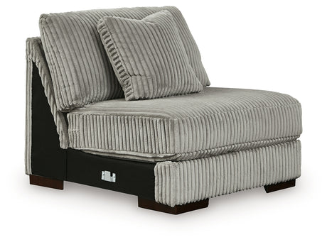 Lindyn Fog 5-Piece Sectional with Ottoman from Ashley Furniture - Luna Furniture