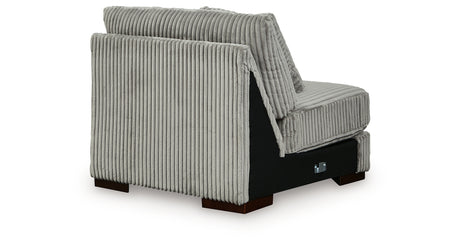 Lindyn Fog 3-Piece Sectional and Chair from Ashley - Luna Furniture