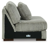 Lindyn Fog 3-Piece Sectional and Chair from Ashley - Luna Furniture