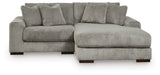 Lindyn Fog 2-Piece RAF Chaise Sectional from Ashley - Luna Furniture