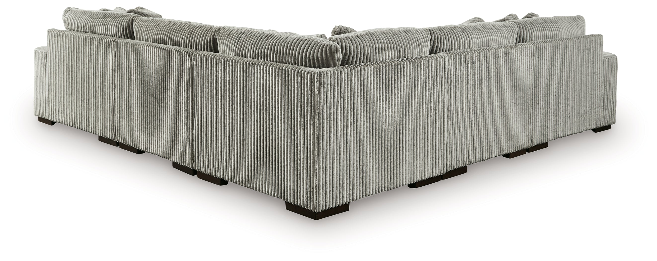 Lindyn Fog 5-Piece RAF Chaise Sectional – Luna Furniture