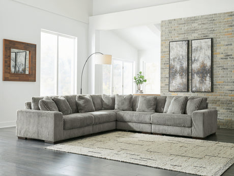 Lindyn Fog 5-Piece Sectional from Ashley - Luna Furniture