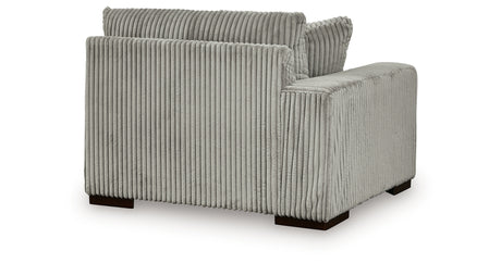 Lindyn Fog 2-Piece Sectional Sofa and Oversized Swivel Accent Chair from Ashley Furniture - Luna Furniture