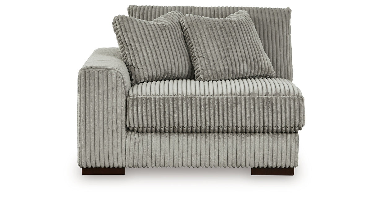 Lindyn Fog 3-Piece Sectional and Chair from Ashley - Luna Furniture