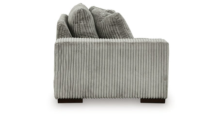 Lindyn Fog 4-Piece Sectional and Ottoman from Ashley Furniture - Luna Furniture