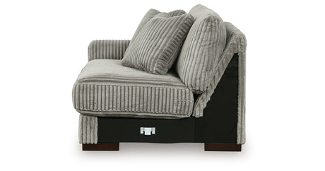 Lindyn Fog 4-Piece Sectional and Ottoman from Ashley Furniture - Luna Furniture