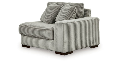 Lindyn Fog 3-Piece Sectional with Ottoman from Ashley Furniture - Luna Furniture