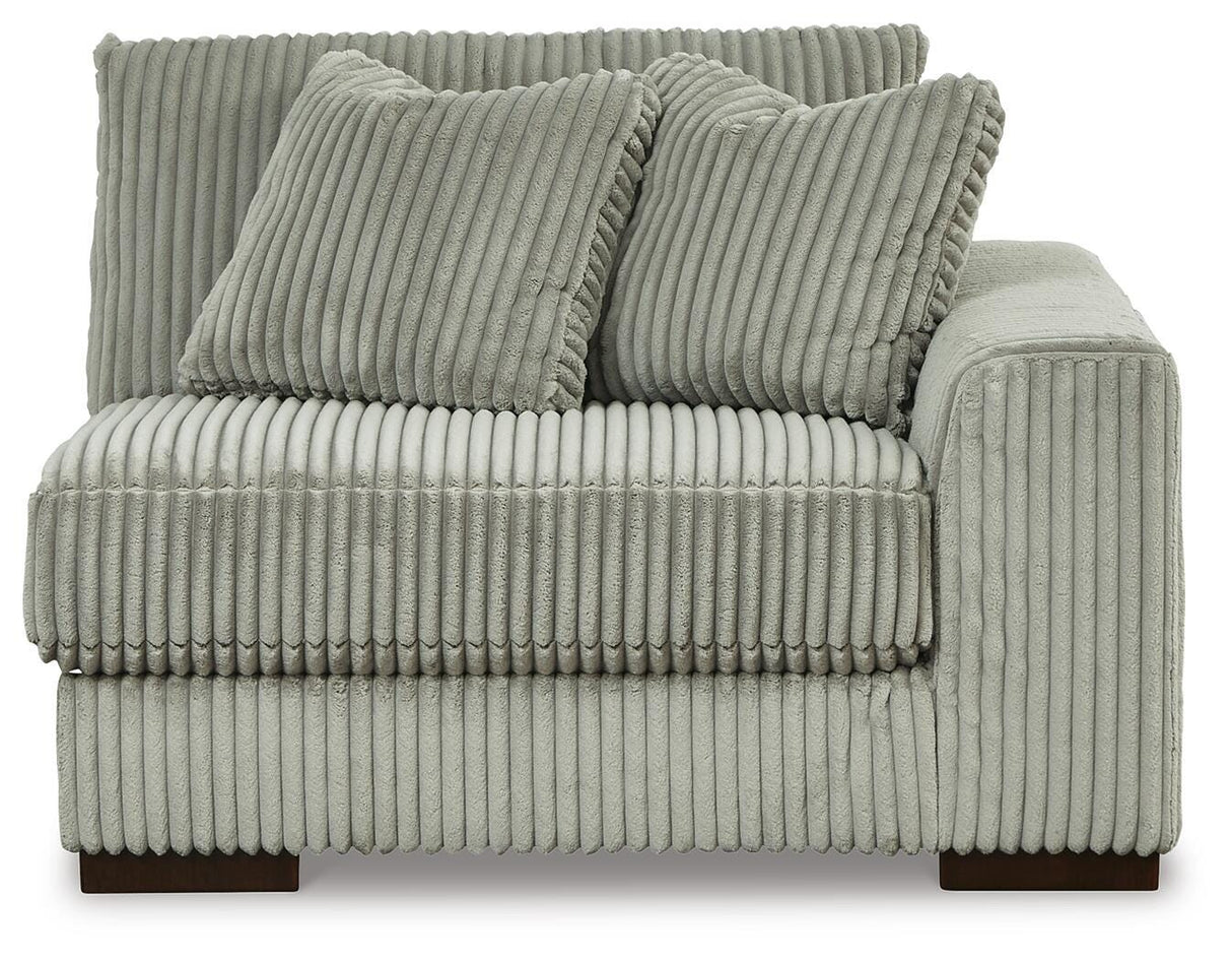 Lindyn Fog 5-Piece Sectional with Ottoman from Ashley Furniture - Luna Furniture