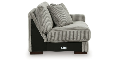 Lindyn Fog 2-Piece Sectional Sofa and Oversized Swivel Accent Chair from Ashley Furniture - Luna Furniture