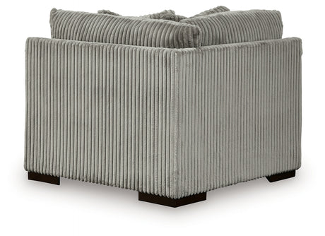 Lindyn Fog 5-Piece Sectional with Ottoman from Ashley Furniture - Luna Furniture