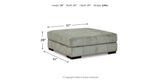Lindyn Fog 6-Piece Sectional with Ottoman from Ashley - Luna Furniture