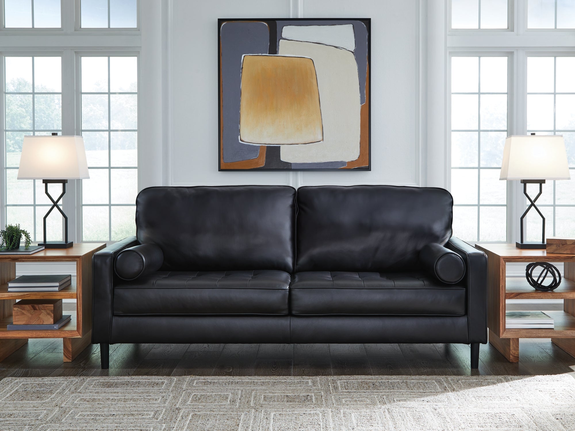 Bryceview Onyx Sofa – Luna Furniture