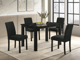 Resia Black Dining Set from Crown Mark - Luna Furniture