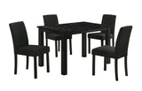 Resia Black Dining Chair, Set of 2