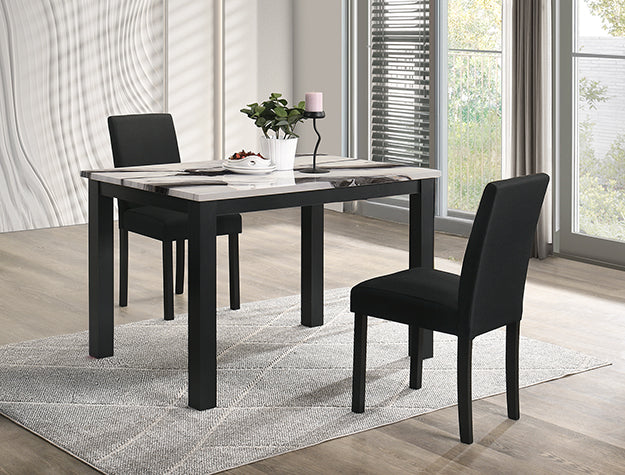 Resia Black Dining Chair, Set of 2 from Crown Mark - Luna Furniture