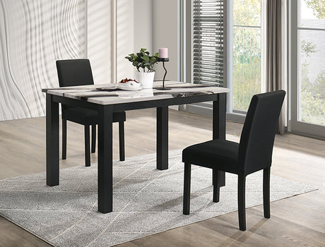 Resia Black Dining Chair, Set of 2 from Crown Mark - Luna Furniture