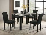 Resia Black Dining Chair, Set of 4 from Crown Mark - Luna Furniture