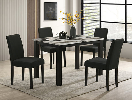 Resia Black Dining Chair, Set of 4 from Crown Mark - Luna Furniture