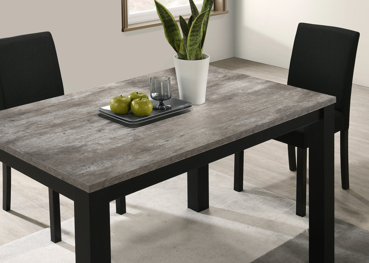Resia Concrete Gray Dining Table from Crown Mark - Luna Furniture