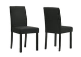 Resia Black Dining Chair, Set of 2