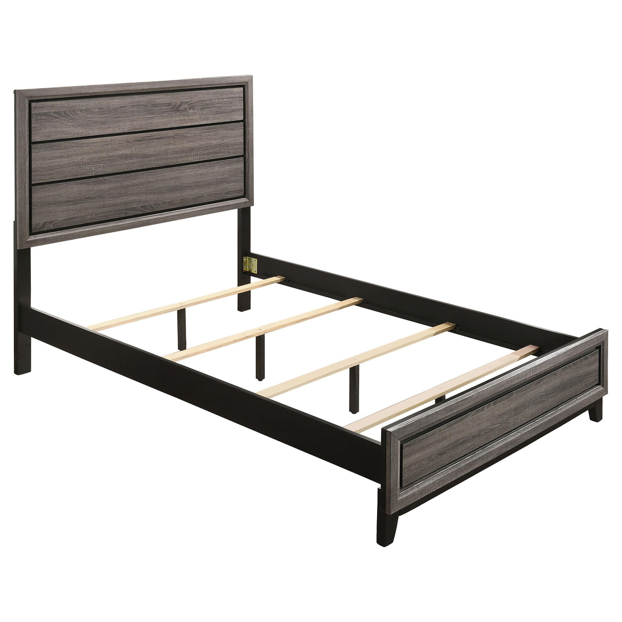 Watson Gray Oak 4-Piece Full Panel Bedroom Set from Coaster - Luna Furniture