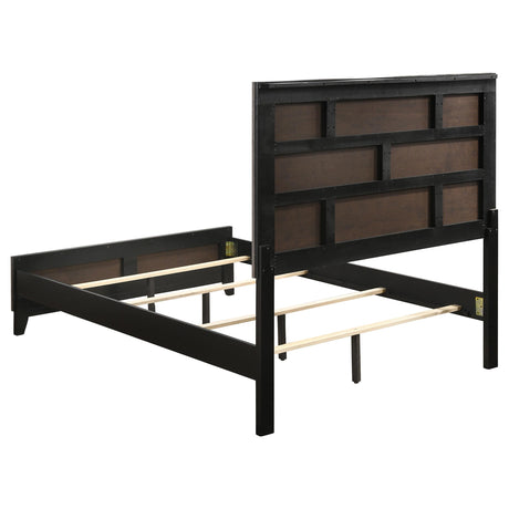 Watson Gray Oak 4-Piece Full Panel Bedroom Set from Coaster - Luna Furniture