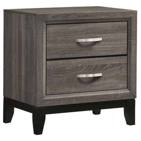 Watson Gray Oak 4-Piece Full Panel Bedroom Set from Coaster - Luna Furniture