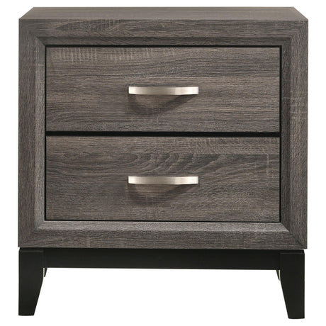 Watson Gray Oak 4-Piece Full Panel Bedroom Set from Coaster - Luna Furniture
