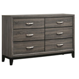 Watson Gray Oak 4-Piece Full Panel Bedroom Set from Coaster - Luna Furniture