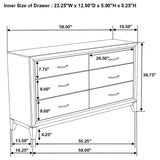 Watson Gray Oak 4-Piece Full Panel Bedroom Set from Coaster - Luna Furniture