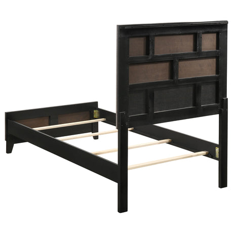 Watson Gray Oak 5-Piece Twin Panel Bedroom Set from Coaster - Luna Furniture