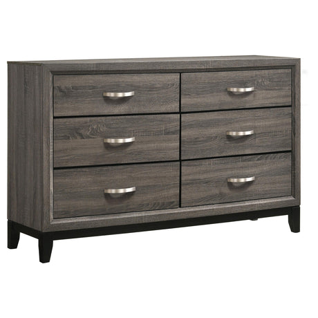 Watson Gray Oak 5-Piece Twin Panel Bedroom Set from Coaster - Luna Furniture