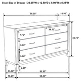 Watson Gray Oak 5-Piece Twin Panel Bedroom Set from Coaster - Luna Furniture