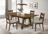 Everly Brown Dining Set from Crown Mark - Luna Furniture