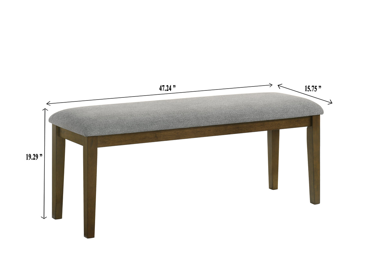 Everly Brown Bench from Crown Mark - Luna Furniture