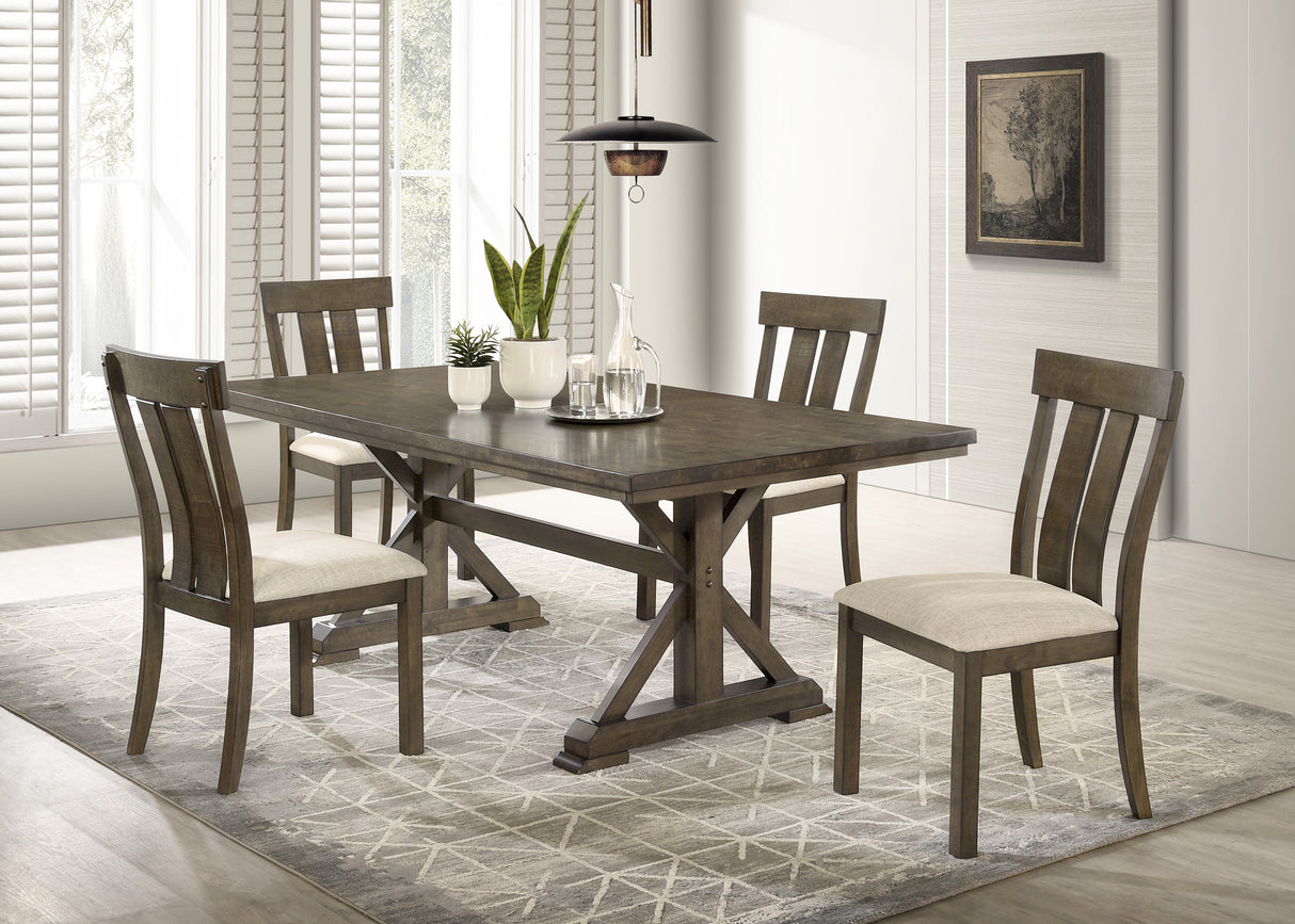 Lloyd Brown/Oat Side Chair, Set of 2