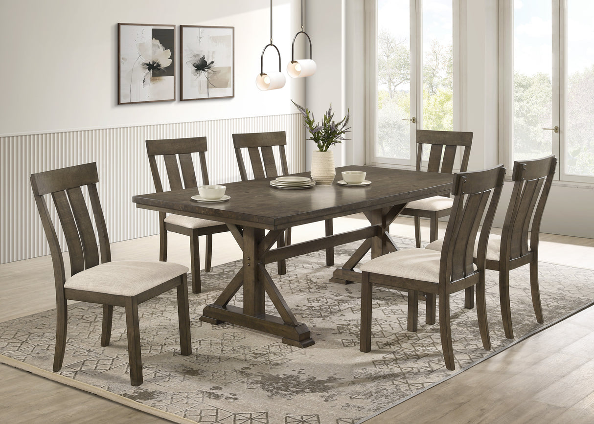 Lloyd Brown/Oat Side Chair, Set of 2