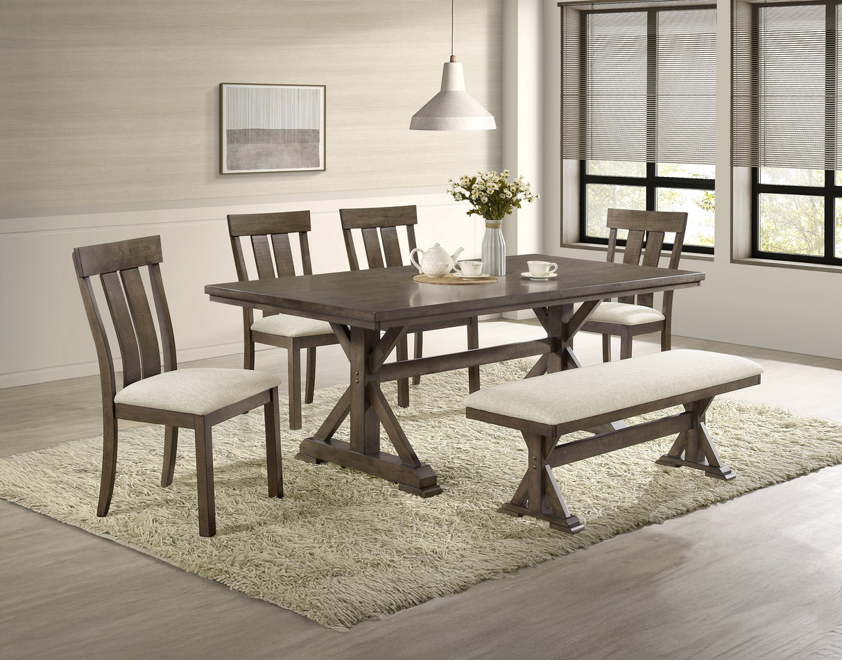 Lloyd Brown/Oat Dining Bench