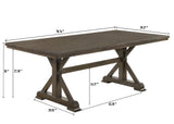 Lloyd Brown Rectangular Dining Table from Crown Mark - Luna Furniture