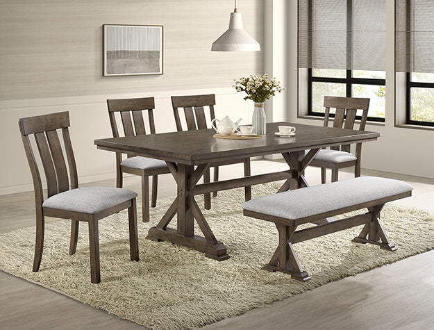 Lloyd Brown Rectangular Dining Table from Crown Mark - Luna Furniture