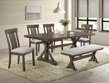 Lloyd Brown Rectangular Dining Table from Crown Mark - Luna Furniture