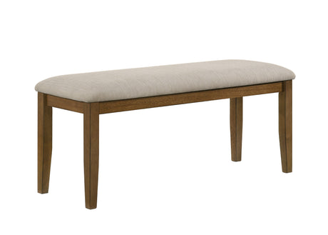 Glendale Beige/Brown Dining Bench from Crown Mark - Luna Furniture