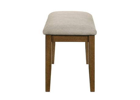 Glendale Beige/Brown Dining Bench from Crown Mark - Luna Furniture